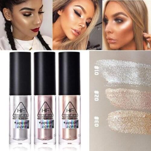 Women Shinny Liquid Highlighter Stick Brighten Trimming Face Lying Silkworm Body Contour Shimmer Illuminator Highlight Cosmetics