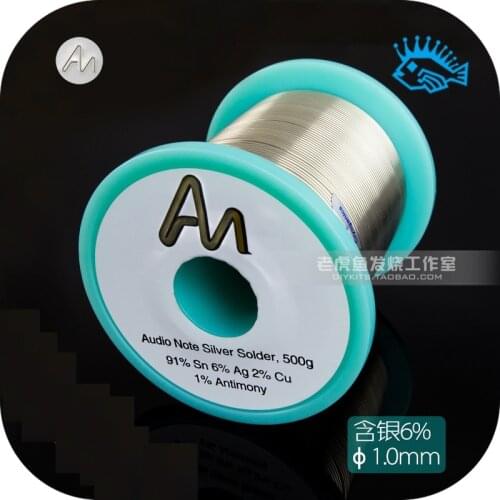 0.5/1meter Original British Audio Note Music Noble Silver 6% Audio Fuse Solder Wire 1.0mm Wire Diameter