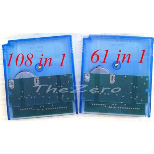 108 IN1 61 IN1 Video Game for 16 Bit Cartridge Game Console Card MC007 108in1 MC006 61in1 100% Saving