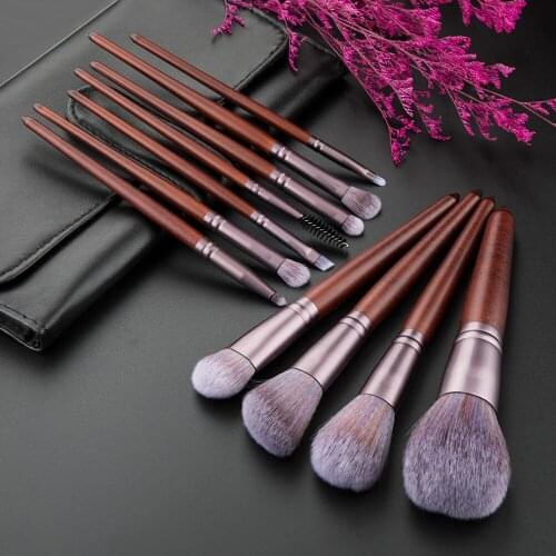 11pcs Makeup Brushes Pro Pink Brush Set Powder EyeShadow Blending Eyeliner Eyelash Eyebrow Make up Beauty Cosmestic Brushes