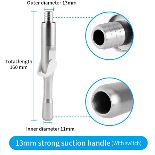 2PCS/set Dental Aluminum Universal HVE Valves Removable Head Saliva Ejector Suction SE/HVE Tip Adaptor Salivary Disinfection