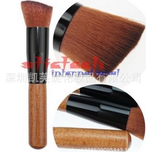 By ems or dhl 200Pcs Makeup Brushes Powder Concealer Blush Liquid Foundation Make up Brush Set Wooden Kabuki Brush Cosmetics