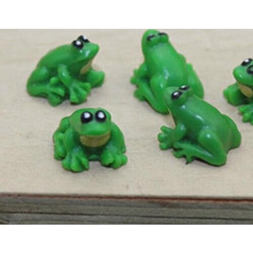 5Pcs Mold Decorative Realistic Resin Miniature Garden Ornaments for Miniature Garden