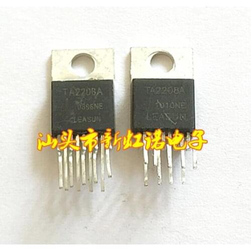 5Pcs/Lot New Original Dual Channel Audio Power Amplifier Tube TA2208 TA2208A Integrated circuit Triode In Stock