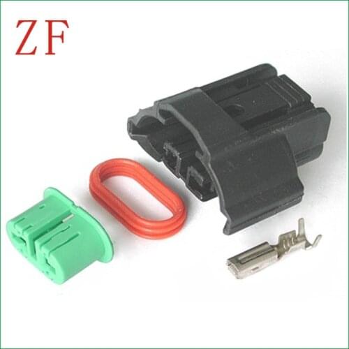 50set Male connector terminal H11 car wire connector 2 pin connector female Plug Automotive Electrical-DJ70255F-3-21