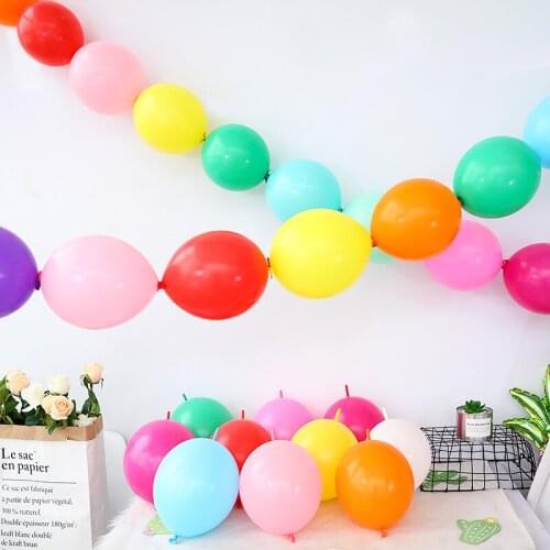 50pcs/lot 6 inch Link balloons Wedding Party Decorations tail ballon Home & Garden /Event & Party Supplies /Marriage room decor