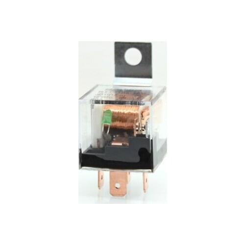 Car Relay 12V/24V 4pin 5pin 80A High-power Waterproof Relays Headlamp Fan Air Conditioner Transparent with Light