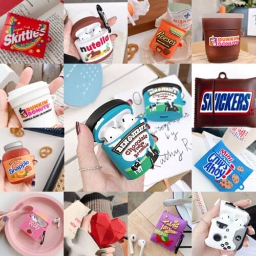 Brand ben jerry chocolate ice cream case For AirPods 2 1 Pro charge box soft silicone Wireless bluetooth earphone protect cover