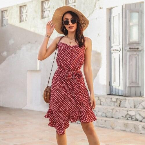 Модные платья в клетку Chifirena China At AliExpress