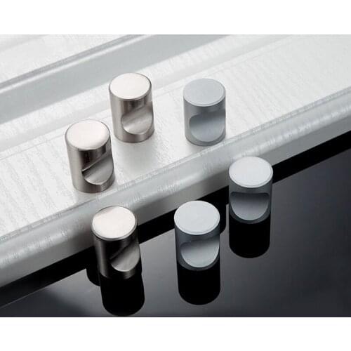 Single Hole Door Handles Knobs Zinc Alloy Cabinet Knobs For Door Accessories Drawer Furniture Cabinet Handle Hardware