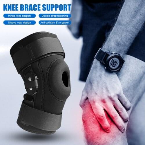 1PCS Compression Knee Support Sleeve Protector Elastic Knee Pads Brace Springs Gym Sports Basketball Volleyball Running