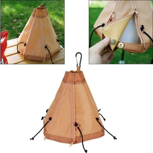 Tissue Box Paper Roll Organizer Bag Indoor/Outdoor Napkin Holder for Living Room Bedroom Bar Decor