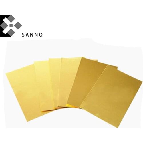0.8 X 250 X 250mm - 4 X 250 X 250mm H62 brass plate copper / yellow Cu metal sheet for electric conduction