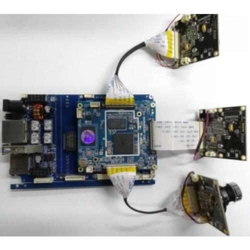 For Hi3519AV100 three-way face detection camera module