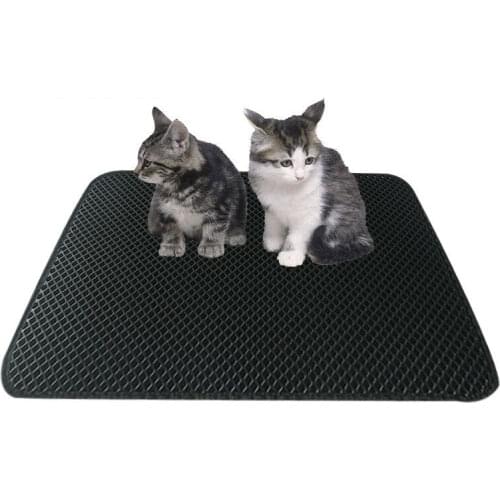 New Practical Foldable Double-Layer Cat Litter Mat Waterproof Bottom Layer Pad Pet Rug EVA Foam Trapper