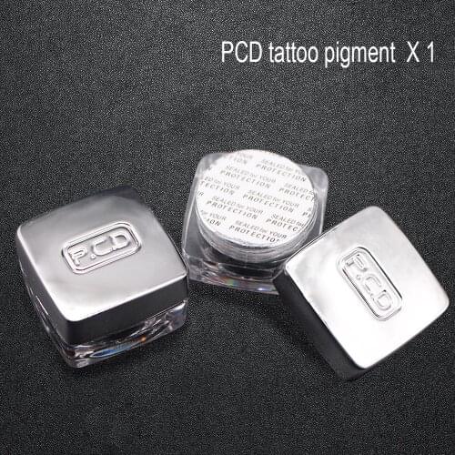 PCD Eyebrow Micro Pigment Permanent Makeup 11 Colors Square Bottles PCD Tattoo Ink Pigment Professional Eyebrow Tattoo Ink