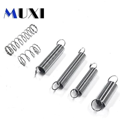 MUXI 200PCSspring tension spring compression spring set 200 pieces of transparent pp plastic box with 20 specifications in a box