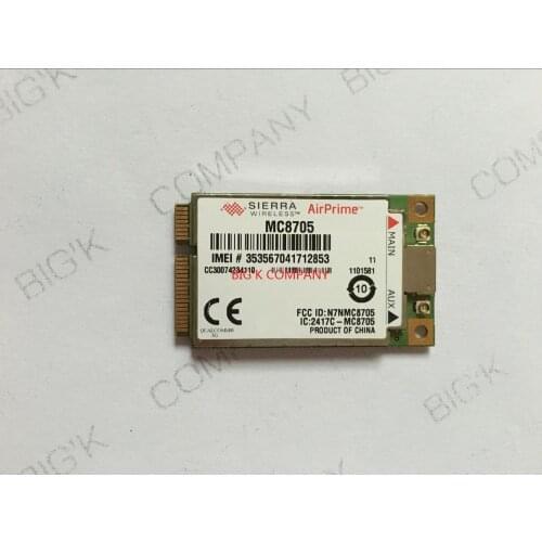 JINYUSHI For Unlocked WWAN card MC8705 Mini PCI-E HSUPA HSDPA HSPA+ 3G module support GPS 100% Original in stock Free Shipping