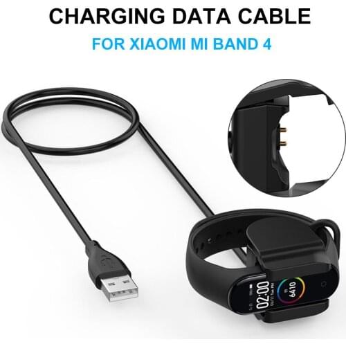 100cm/ 30cm Replacement Charger Cable USB Fast Charging Data Cable For Xiaomi Mi Band 4 M4 Charging Clip Watch Accessories