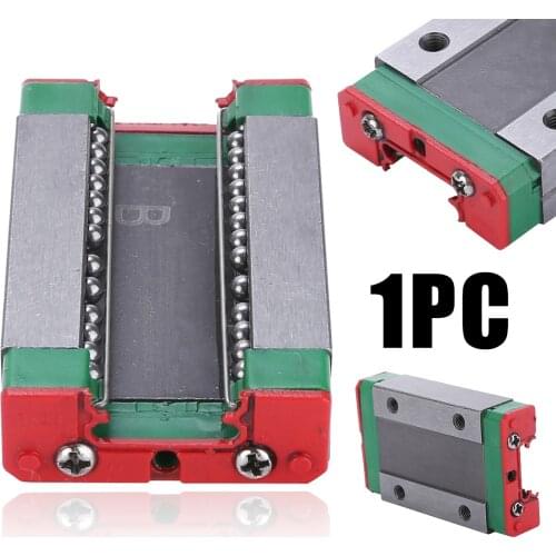 1Pcs MGN12H Steel Sliding Block Durable Linear Guide 43x26x10mm For Linear Bearing CNC XYZ DIY