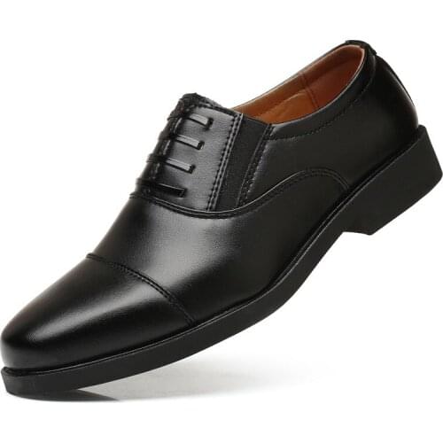 Business Luxury OXford Shoes Men Breathable PU Leather Shoes Rubber Formal Dress Shoes Male Office Party Wedding Shoes Mocassins