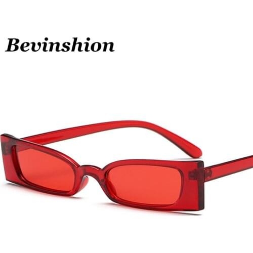Vintage Exquisite Small Frame Sun Glasses Female Sexy Cute Women Square Sunglasses Cateye Glasses Men Matte Black Pink Red Lens