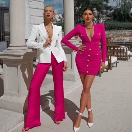 Wholesale Autumn Winter Womens Stretch Knit Long Sleeve V-Neck Sexy Club Europe Boutique Celebrity Cocktail Party Bandage Dress