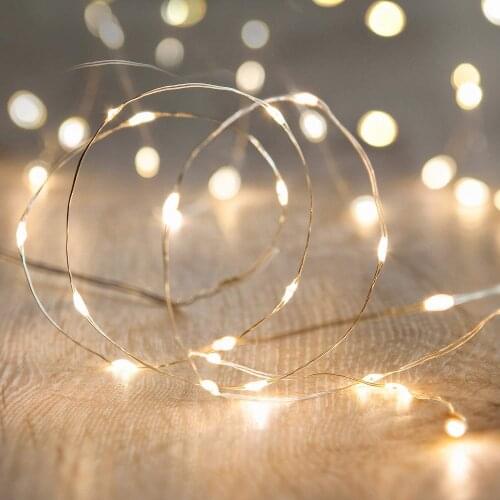 1PCS/10PCS 2M 20leds warm white Outdoor Waterproof Fairy LED String Light For Party Wedding Christmas lights
