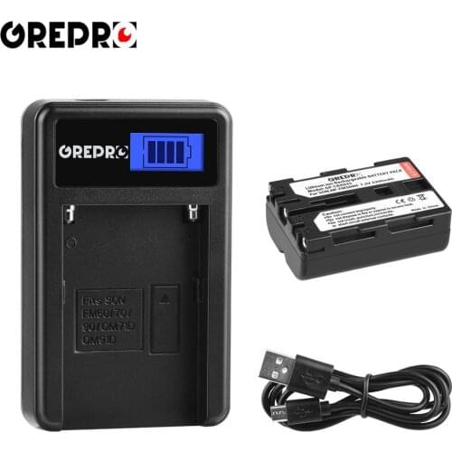 1Pc NP-FM500H NP FM500H Battery + LCD USB Charger for Sony Alpha A58 DSLR-A350A300 A350 A450 A500 A550 A560 A580 A700 A99 A850