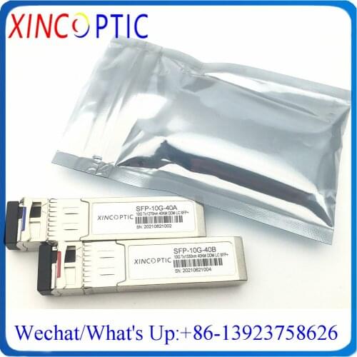 10G BIDI SFP 40Km 1270/1330nm LC Connector DOM Strong Compatibility,10G/s 40KM WDM BIDI SFP+ Transceiver Module