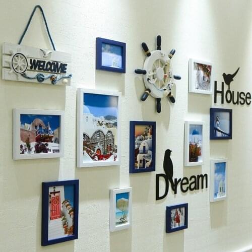 11pcs Photo Frame Set Hang Wall Decor Living Room Bedroom Diy Family Picture Frames Living Room Hallway Wall Decoration Home L