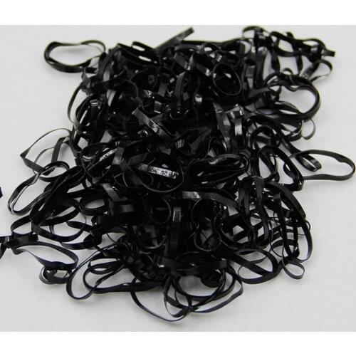 200pcs/pack Rubber Rope Ponytail Holder Elastic Hair Bands Ties Braids Plaits hair clip headband Girls Hair Accessories