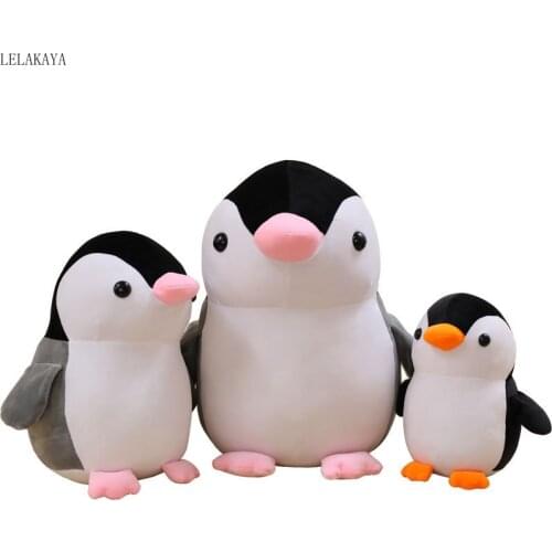 25~45cm Cute Soft Penguin Plush Toys Stuffed Cartoon Animals Sofa Office Pillows Back Cushion Doll Kids Lovely Gift Dropshipping