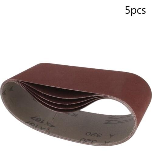 Utoolmart 5pcs/10pcs/15pcs New Sanding Belt Abrasives 457*75 320/400/600 Grit Alumina Grinding High Quality Abrasive Belts