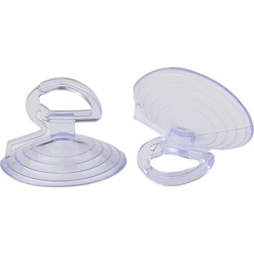 5PCS 3.5cm Car sunshade Plastic Rubber Suction Cup Wedding Car Balloon Decoration Transparent Glass Plastic Sucker Hooks