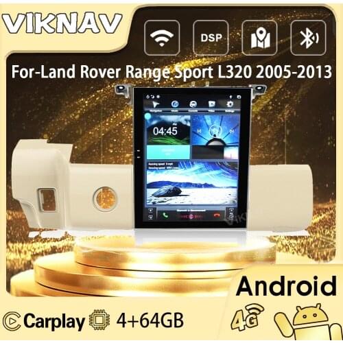 10.4 inch car radio For-Land Rover Range Sport L320 2005-2013 Car stereo GPS Navigation video HD multimedia Player 2din