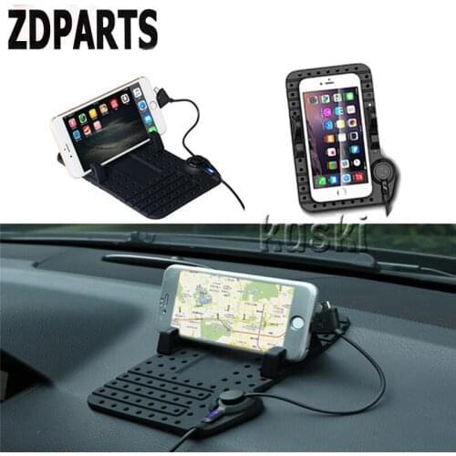 ZDPARTS Car Anti-skid Pad Non-slip Mat Phone Holder Charger For Bmw E46 E39 E60 E90 F30 F10 E30 X5 E53 F20 E70 Mazda 3 6 CX-5