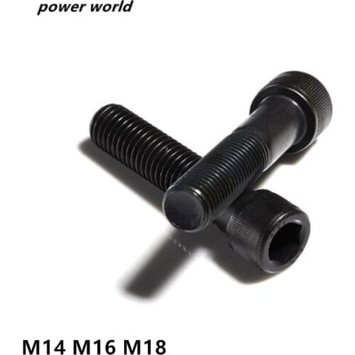 M14 M16 M18 Carbon Steel DIN912 Inner Hexagon Bolts Furniture Fastener Hex Socket Cap Head Black Screw Bolt