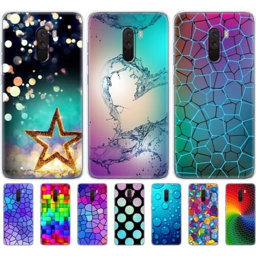 For xiaomi Pocophone F1 Case xiaomi Poco F1 Case silicon Soft TPU Phone Case For xiaomi Pocophone F1 Global F 1 Case Cover Cute