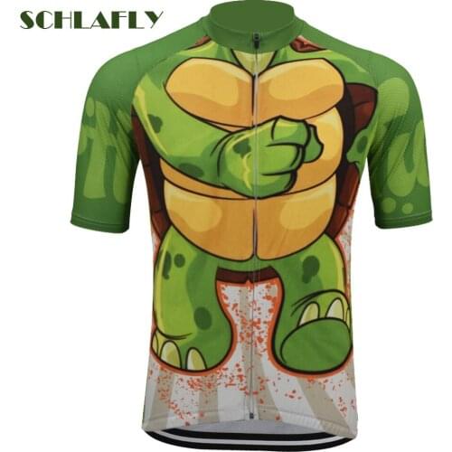 Tortoise ciclismo jersey mtb short sleeve summer bike wear jersey road jersey clothing bicycle clothes schlafly