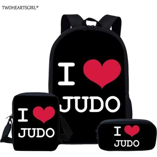 Twoheartsgirl Judo Bag Girls Backpacks School Bags Set For Girls Boys Children Book Bags Childrens Backpack Kids Backpacks