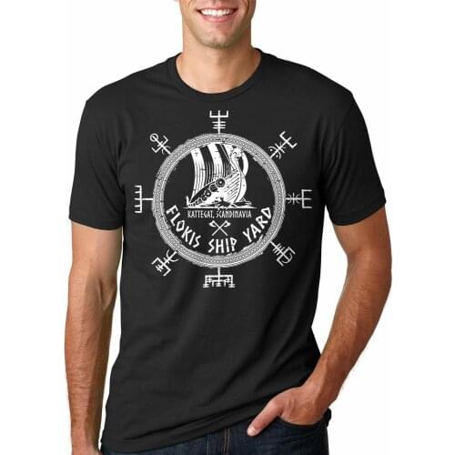 Flokis Shipyard Vikings T-Shirt Valhalla Viking Norsemen Norse Floki T-Shirt