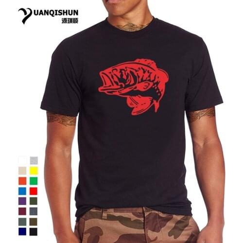 2018 New Fishings T shirt Carp Hunter Tshirt High Quality Mens Brand Print Top Tee Round Neck Short Sleeve Cotton T-shirt