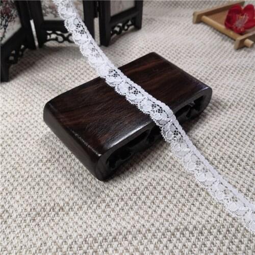R1677 1.5cm lace ribbon white lace fabric nigerian fabric stoffa cotone a metro