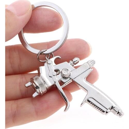 Metal Water Gun Keychain Creative New Style Water Gun Key Chain Small Pendant