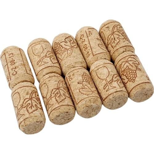 50 100 Pcs Wine Corks Stopper Reusable Functional Portable Sealing Wine Bottle Stopper for Bottle Bar Tools Kitchen Accessories