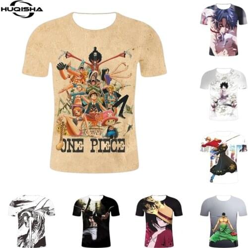 New 2021 One Piece Anime Kids Boy Girl Children And Adult T Shirt 3D Casual Summer Men Cartoon Funny Short T-Shirt Tops Tees