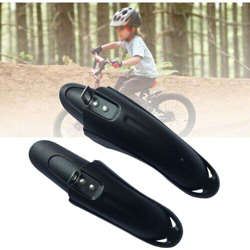 1 Pair PVC Plastic Bicycle Fenders Bike Mudguard Set 12-20 Inch Childrens Bike Mudguards Mud Guard Cycling Accessories