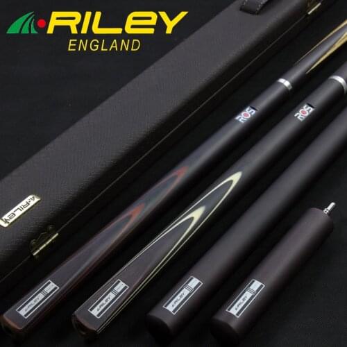 Professional 3/4 RILEY ROS-4B Snooker Cue Competition High-end Handmade Billiard Cue Kit Stick with Case with 2 RILEY Extensions