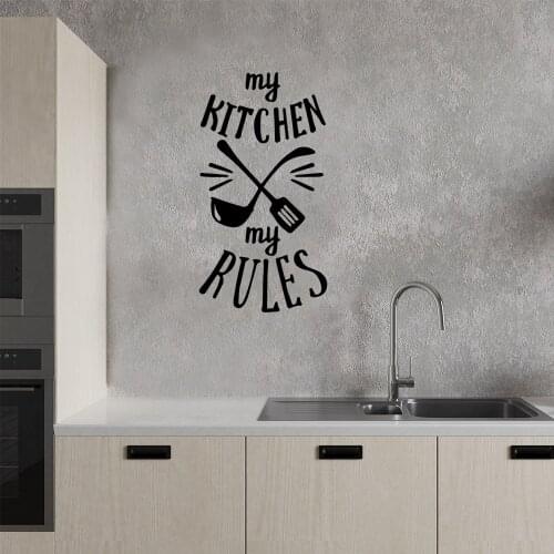 Funny kitchen Vinyl Wallpaper Roll Furniture Decorative For Kids Rooms Decoration Wall Art Sticker Murals